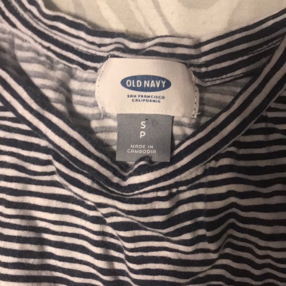 Old Navy Striped Ruffle Tank - Picture 3 of 4